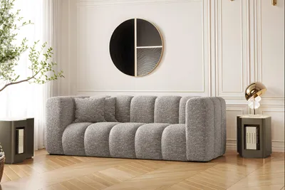 Produktbild von Kaiser Möbel Couch, Sofa, Zweisitzer-Sofa Grand Modular Stoff Haga Hellgrau