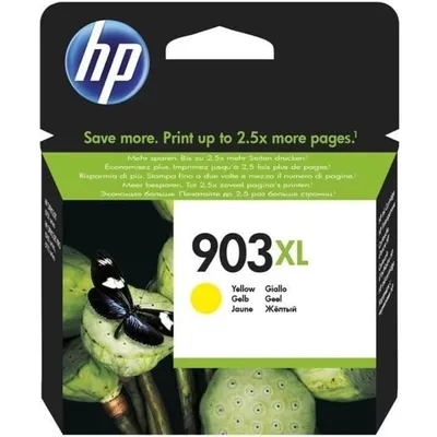Produktbild von Tintenpatrone, HP 903XL, Gelb, Hohe Kapazität, Original, Für OfficeJet Pro 6850, 6860, 6870, 6950, 6960, 6970
