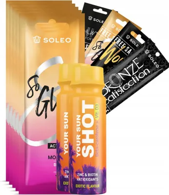 Produktbild von Soleo So Glam 5x15ml Bräunungsbeschleuniger + Gratisartikel