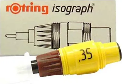 Produktbild von rotring Ersatz Zeichenkegel für isograph 0,35 mm