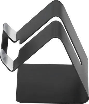 Produktbild von Handy-Halter Aluminiumlegierung leicht und tragbar Schreibtisch Telefon Stand für Handys und TabletsSchwarz