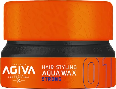 Produktbild von Agiva Haarwachs Aqua Strong – Starker Halt, Orange 155 ml