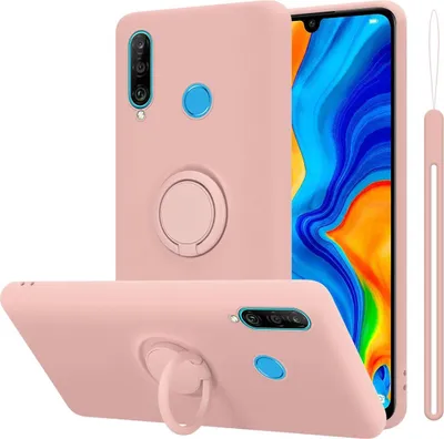Produktbild von Cadorabo Hülle für Huawei P30 LITE Schutz Hülle in Rosa Handyhülle TPU Etui Case Cover