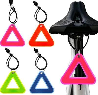 Produktbild von 4 Stück Mini-Warndreiecke, Aufkleber für Warndreiecke