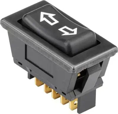 Produktbild von Universal Kfz-Wipp-Taster für elektrische Fensterheber 12V/20A, 5-polig, ASW-01