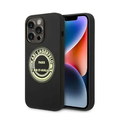 Immagine prodotto di Karl Lagerfeld Klhcp14Lsrsgrck Custodia rigida Iphone 14 Pro 6,1 Czarny/Nero Silicone Rsg