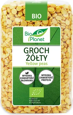 Produktbild von PLANET Gelbe Erbsen, halbiert,  500g