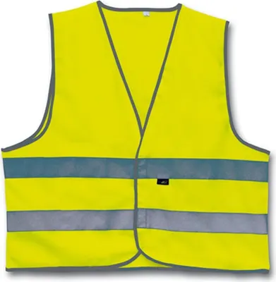 Produktbild von 4-act 53 Cm Kids Reflektierende Weste Gelb L Gelb L