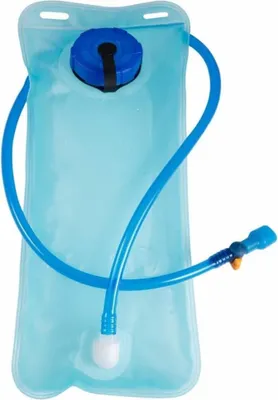 Produktbild von Faltbare Wasserblase 2 Liter | Tragbare Trinkblase für Radfahren und Wandern