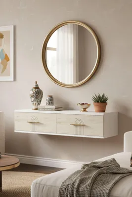 Obrázok produktu pre Skye Decor, Kvalitná komoda (kód pre rodičov) – biela a travertínová, 120 cm, moderný štýl