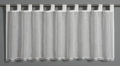 Produktbild von Sehlbach Bistrogardine Spitzenborte, Weiß, 135 x 45 cm Bistrogardine, Elegante A