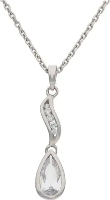 Produktbild von JuwelmaLux Anhänger 925/000 Sterling Silber mit synth. Zirkonia JL10-02-3280