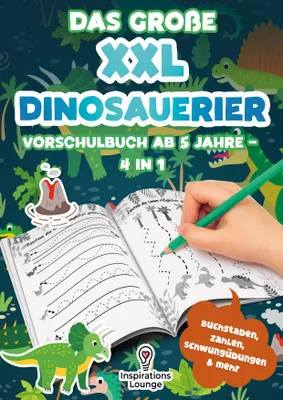 Produktbild von Das große XXL Dinosaurier Vorschulbuch ab 5 Jahre