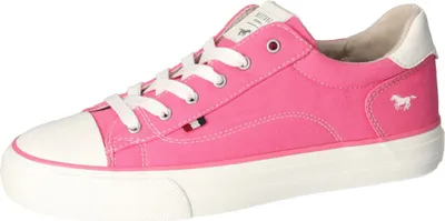 Produktbild von Mustang Damen Sneaker Halbschuhe Freizeitschuh Schnürung sportlich 1272-307, Größe:37 EU, Farbe:Pink