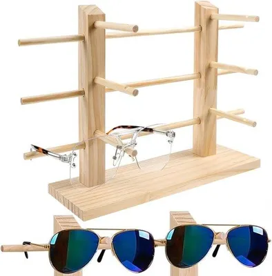 Produktbild von Famanu Brillenhalter aus Holz - für Sonnenbrillen und Lesebrillen