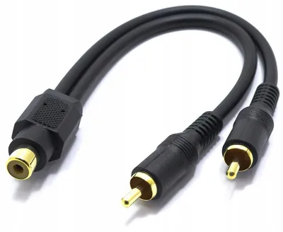 Produktbild von Vitalco RP24 Adapter Cinch Buchse auf 2x Cinch Stecker