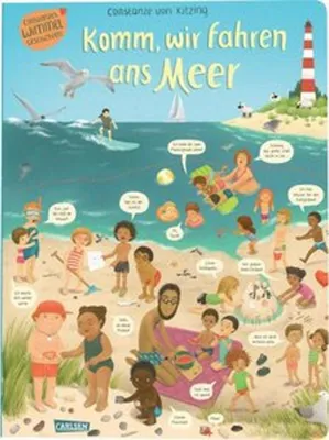 Immagine prodotto di Komm, wir fahren ans Meer (Constanze von Kitzings Wimmelgeschichten 4)