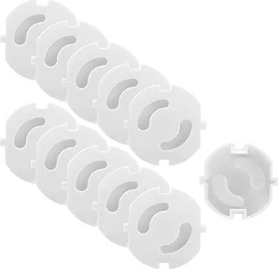 Produktbild von Intirilife Steckdosen Abdeckung in WEISS – 20er Set Steckdosenschutz ohne Kleben für besseren Schutz – Steckdosensicherung ohne Kleber