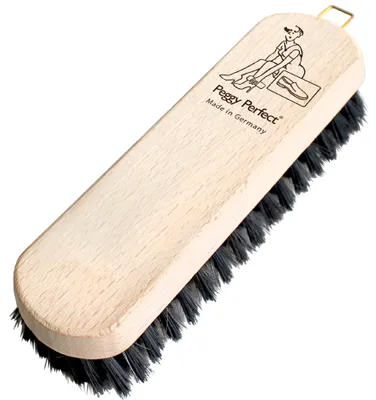 Produktbild von Peggy Perfect Schuhbürste "Öko" Holz dunkle Borste
