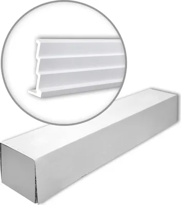 Produktbild von Profhome 150145 Eckleisten 1 Karton SET mit 2 Stuckleisten | 4 m