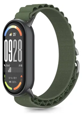 Produktbild von Tech-Protect watch strap Nylon Pro Xiaomi Smart Band 8/9/10, army green