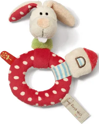 Produktbild von Nici Greifring Hase mit Rassel 35938