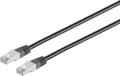 Produktbild von Patchkabel cat. 5e F/UTP schwarz 10m