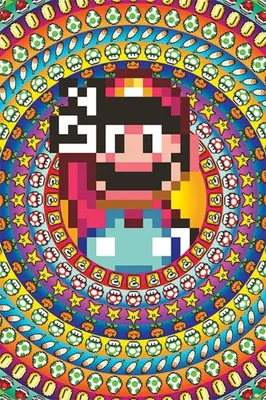 Produktbild von Poster nintendo super mario power ups