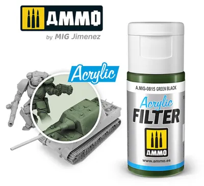 Produktbild von Torro ACRYLIC FILTER Green Black A.MIG-0815