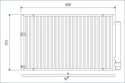Produktbild von VALEO 812880 Kondensator Klimaanlage Klimakondensator für TOYOTA PRIUS Liftback (NHW20) +Trockner