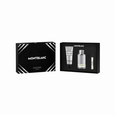 Produktbild von Montblanc Explorer Platinum Eau De Parfum Spray 100ml Set 3 Artikel