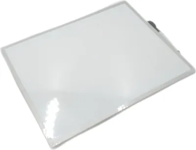 Image de Tableau blanc magnétique AmazonBasics 279 x 1439, effaçable à sec, cadre en aluminium, pour l'école