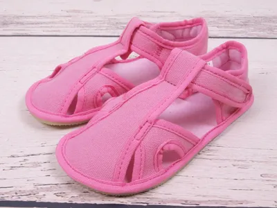 Produktbild von Mädchen Hausschuhe BAREFOOT EF 386 Fuxia Rosa