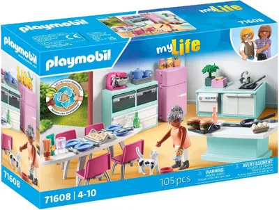 Produktbild von PLAYMOBIL My Life 71608 Küche mit Essplatz