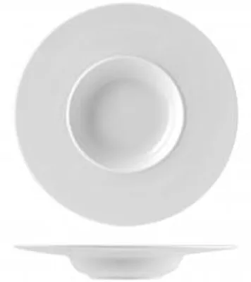 Immagine prodotto di H&H Piatto In Porcellana, Ø 30 Cm, Bianco