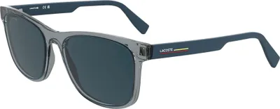 Zdjęcie produktu dla Okulary przeciwsłoneczne Lacoste L6054S N, transparentne, szare, rozmiar 55/18/145, dla mężczyzn