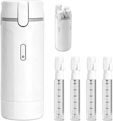 Productafbeelding van 4-in-1 reisdispenser, 4 x 30 ml, wit