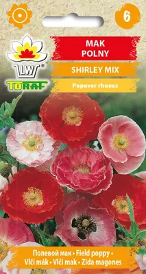 Zdjęcie produktu dla Mak polny SHIRLEY MIX Nasiona kwiatów - 563 Toraf
