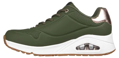 Produktbild von Skechers Uno-Shimmer Away 155196-OLV, Sneaker, Damen, Grün
