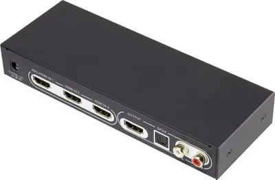 Immagine prodotto di SpeaKa Professional switch HDMI a 3 porte Possibilità di riproduzione 3D, con telecomando 3840 x 2160 pixel (1360279)