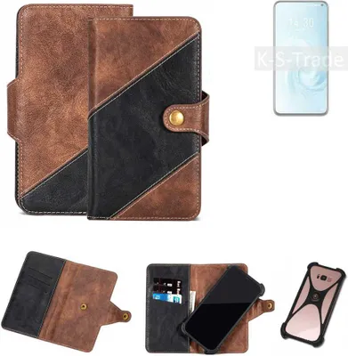 Produktbild von K-S-Trade Handyhülle Schutzhülle Bookstyle Case kompatibel mit Meizu 17 Klapphülle Cover Hülle Schutztasche 1x