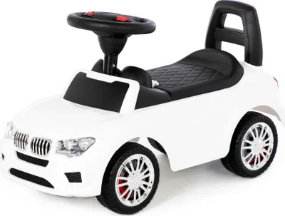 Produktbild von Rutscher Auto weiß Super Car Nr.5 Sound Kinder Rutscherfahrzeug Lauflernhilfe