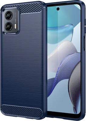 Produktbild von König Design Hülle kompatibel mit Motorola Moto G 5G 2023 Kunststoff Soft Handyhülle - Handy Case Blau