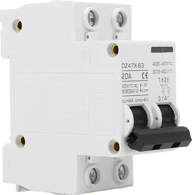 Produktbild von Leistungsschalter Überlastschutz Schnellauslösung PV-Leistungsschalter AC DC 20A 400V 2P