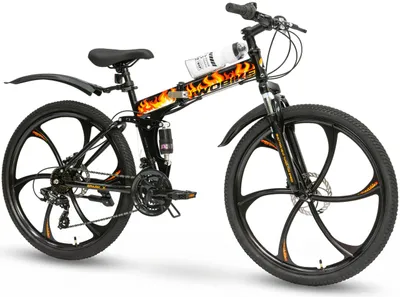 Obrázek produktu pro Horské kolo skládací, 26 palců, IwoBike Spark X, celoodpružené MTB, přehazovačka Shimano, hliníková kola, unisex (pro muže i ženy)