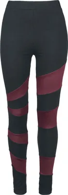 Produktbild von Black Premium by EMP Damen schwarz-rote Leggings S