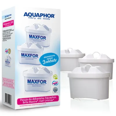 Obrázek produktu pro Filtrační patrony Aquaphor pro džbány sada 3 kusů.
