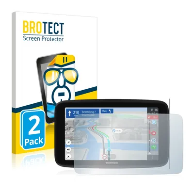 Produktbild von 2x Für TomTom GO Discover 6" Schutzfolie BROTECT Displayschutz Display Schutz Folie Klar Transparent