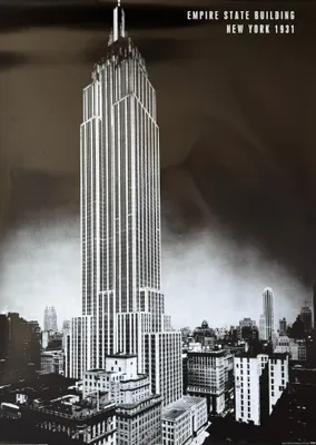 Produktbild von EMPIRE STATE BUILDING – 61x91 cm – Poster