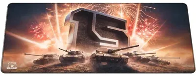 Immagine prodotto di Tappetino per mouse per il 15° anniversario di World of Tanks, XL
